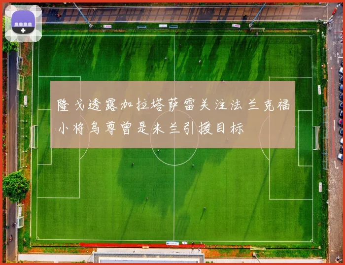 隆戈透露加拉塔萨雷关注法兰克福小将乌尊曾是米兰引援目标